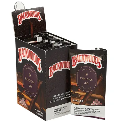 Backwoods Cognac (Cigarillos) (4.5"x32) Box of 40