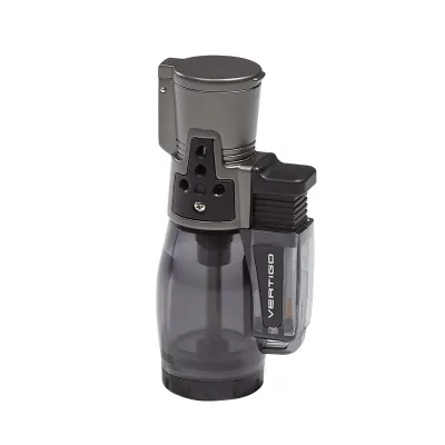 Vertigo Cyclone II Torch Lighter Black Charcoal