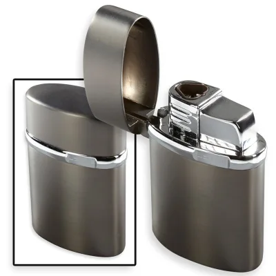 Lotus T3 Table Top Lighter - Satin Gun Gun Metal