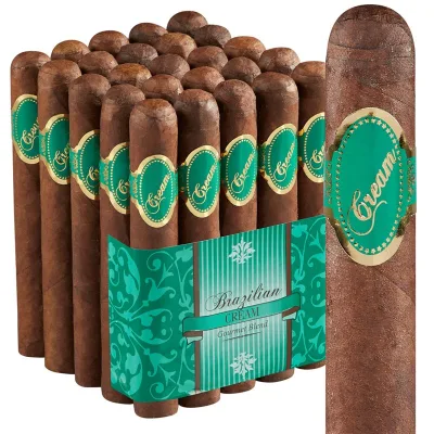 Brazilian Cream Robusto (5.0"x52) Pack of 25