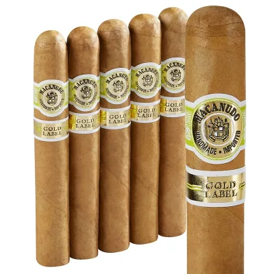 Macanudo Gold Robusto (5.5"x50) Pack of 5