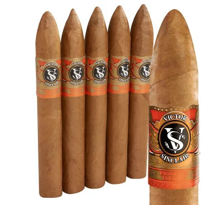 Victor Sinclair Primeros Torpedo (6.5"x54) Pack of 5