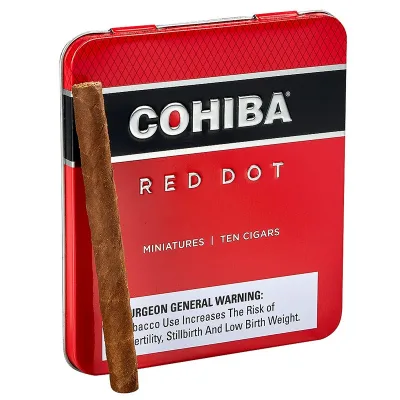 Cohiba Red Dot Miniatures (Cigarillos) (3.7"x24) Pack of 10