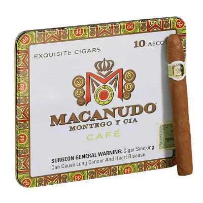 Macanudo Cafe Ascot (Cigarillos) (4.2"x32) Pack of 10