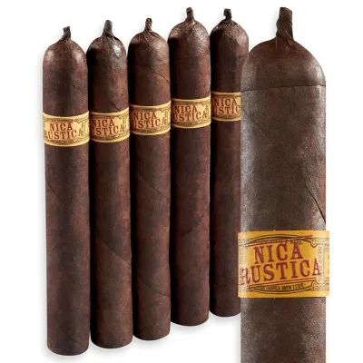 Drew Estate Nica Rustica El Brujito (Toro) (6.0"x52) Pack of 5