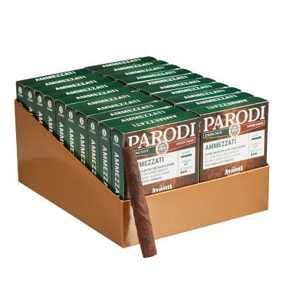 Parodi by Avanti Ammezzati (Cigarillos) (3.5"x34) Pack of 100 [20/5]