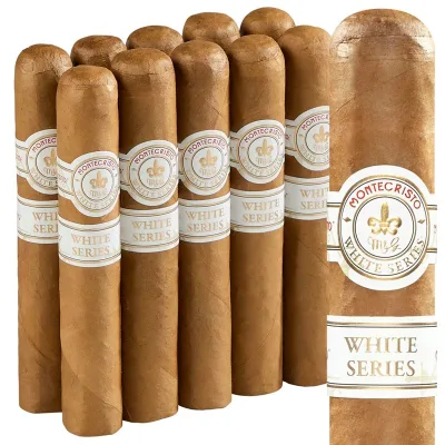 Montecristo White Label Rothschilde (Robusto) (5.0"x52) Pack of 10