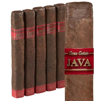 Java Red By Drew Estate (Robusto) (5.5"x50) Pack of 5