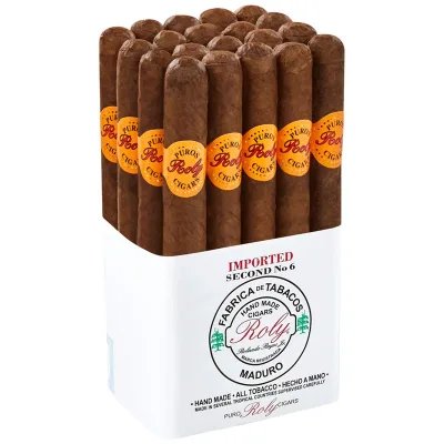 Puros Indios Roly Maduro Churchill (7.0"x50) Pack of 20