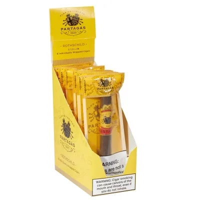 Partagas Rothschild Freshness Pack (Robusto) (5.5"x49) Pack of 6