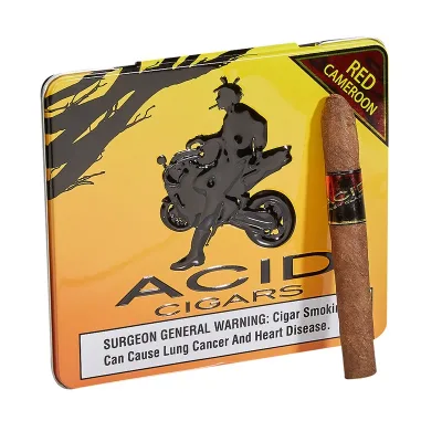ACID Krush Red Cameroon (Cigarillos) (4.0"x32) Pack of 10