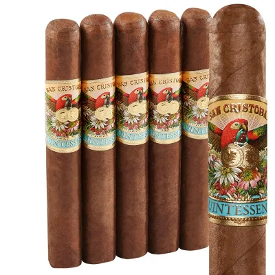 San Cristobal Quintessence Robusto (5.5"x50) Pack of 5