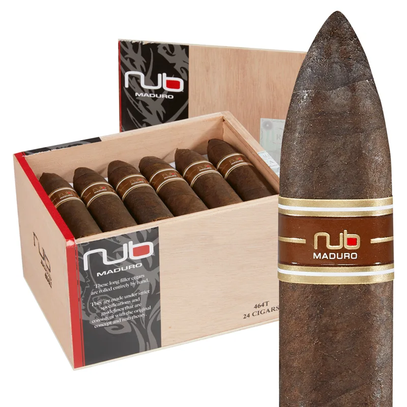 Nub 464 Torpedo Maduro (4.0"x64) Box of 24