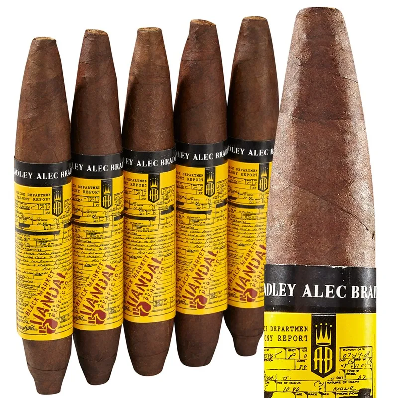 Alec Bradley Black Market Vandal Perfecto (5.8"x60) Pack of 5