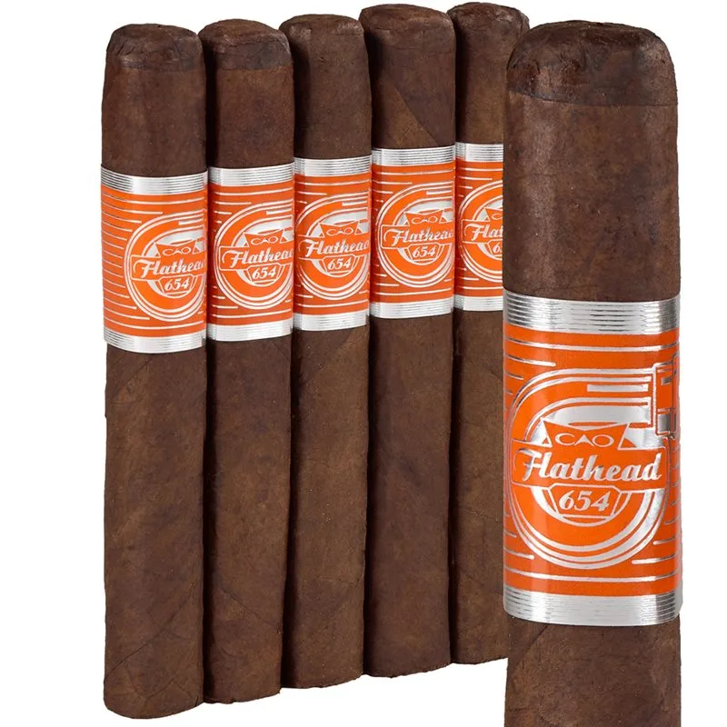 CAO Flathead V654 Turbo (Toro) (6.0"x54) Pack of 5