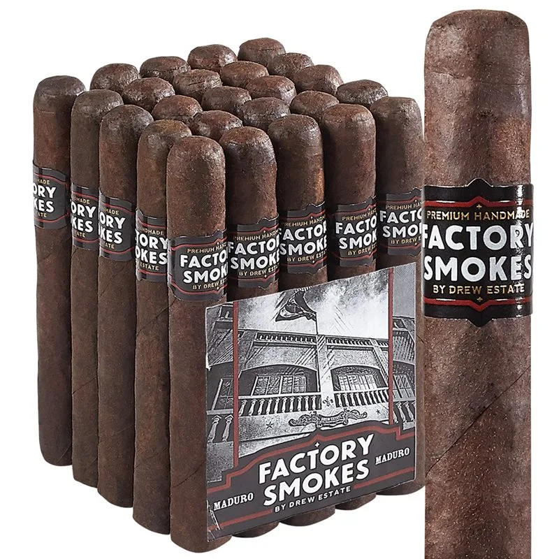 Drew Estate Factory Smokes Maduro (Gordo) (6.0"x60) Pack of 25