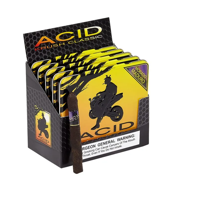 ACID Krush Classics Tins - Maduro (Cigarillos) (4.0"x32) Pack of 50