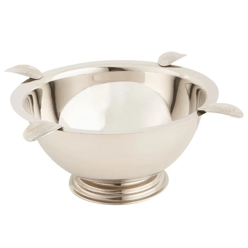 Stinky 4-Finger Ashtray - Silver Chrome