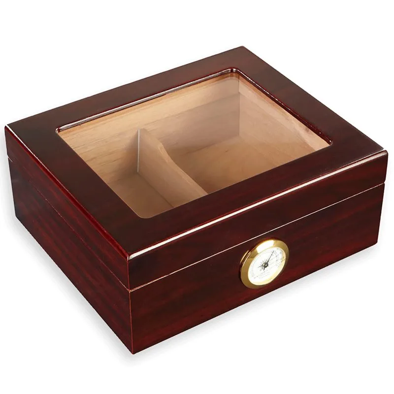 Whitetail Glasstop Humidor 50 Cigar Capacity