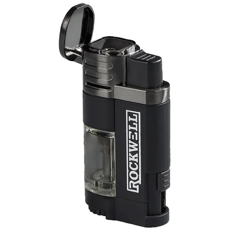 Rockwell Quad Torch Lighter - Black