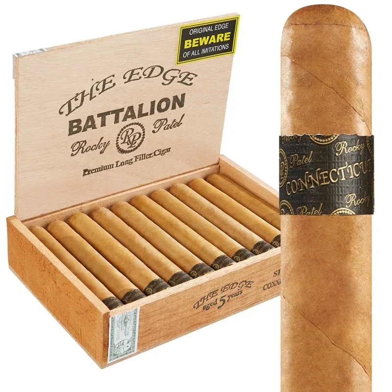 Rocky Patel The Edge Connecticut Battalion (Gordo) (6.0"x60) Box of 20