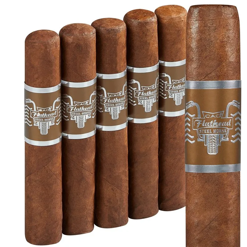 CAO Flathead Steel Horse Apehanger (Double Robusto) (5.7"x54) Pack of 5