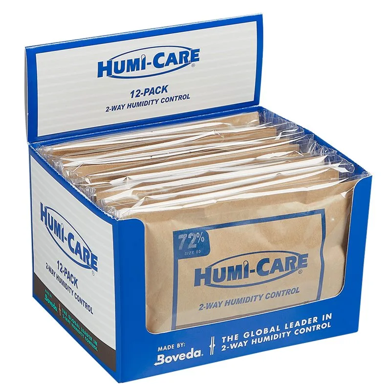 HUMI-CARE by Boveda 72% RH 60-Gram Packets Cube of 12