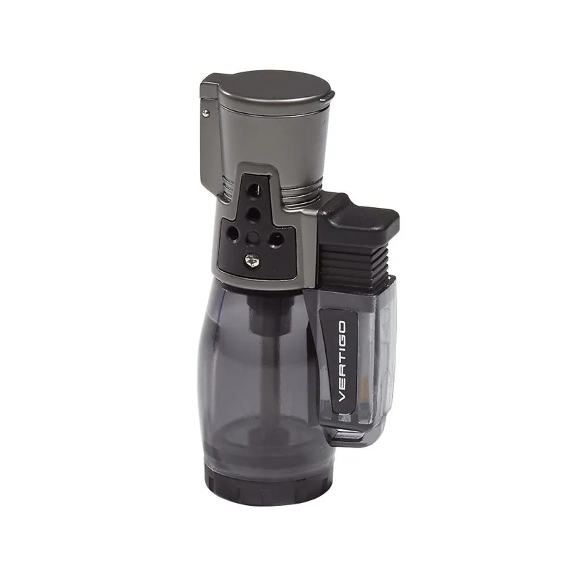 Vertigo Cyclone II Torch Lighter Black Charcoal