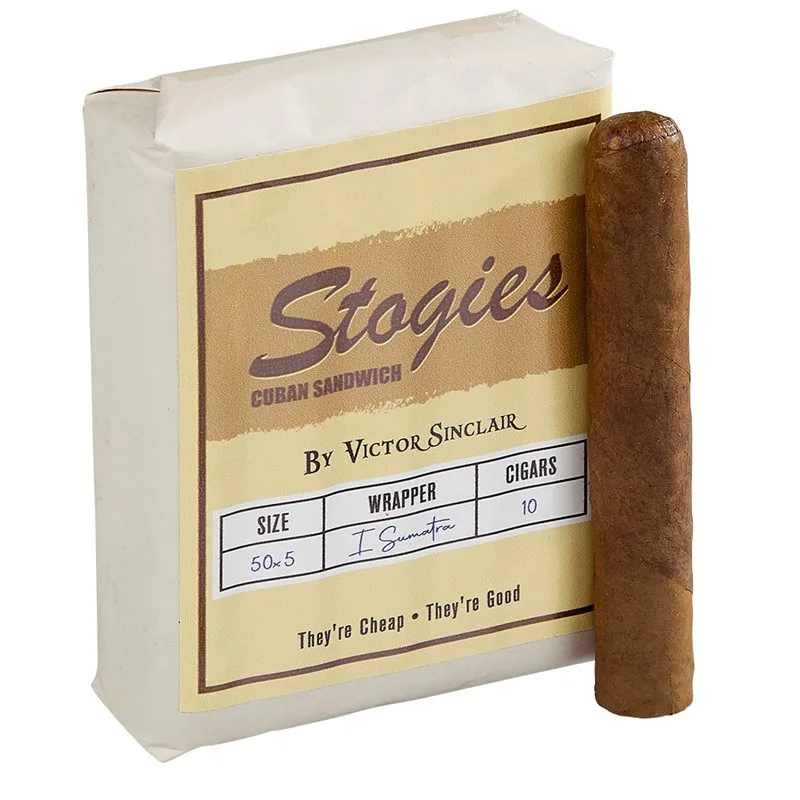 Stogies Cuban Sandwich Sumatra Toro Gordo (6.0"x56) Pack of 10