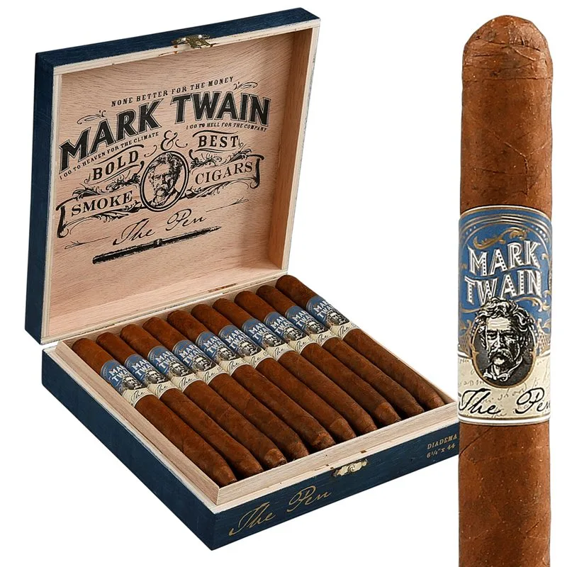 Mark Twain The Pen Diadema (Perfecto) (6.0"x44) Box of 20