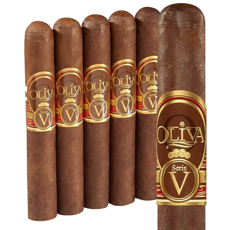 Oliva Serie V No. 4 (Corona) (5.0"x43) Pack of 5