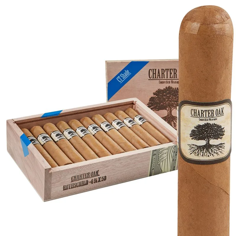 Charter Oak Rothschild (4.5"x50) Box of 20