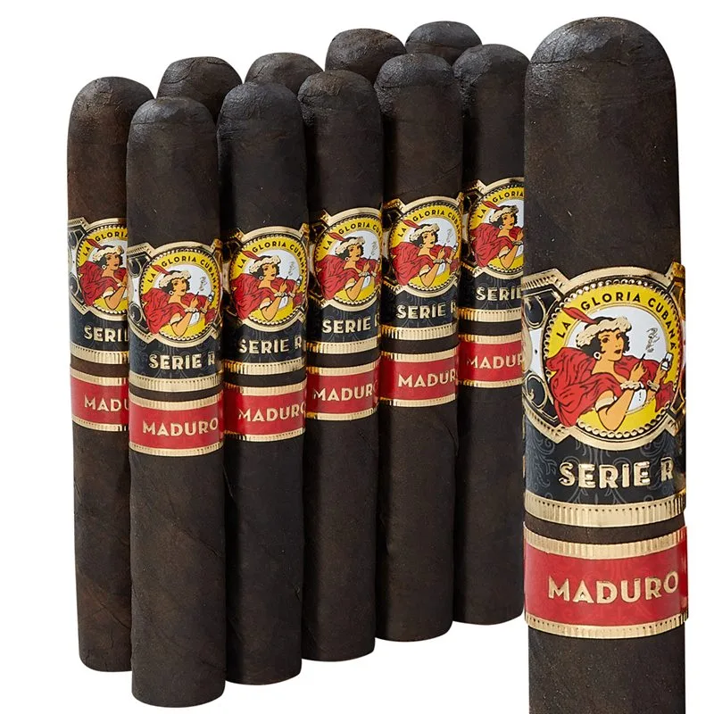 La Gloria Cubana Serie R Maduro No. 5 (Robusto) (5.5"x54) Pack of 10