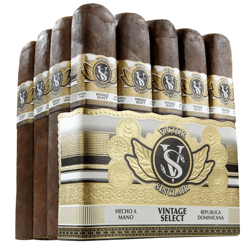 Victor Sinclair Box-Pressed Maduro Doppel Gordo (6.0"x70) Pack of 20