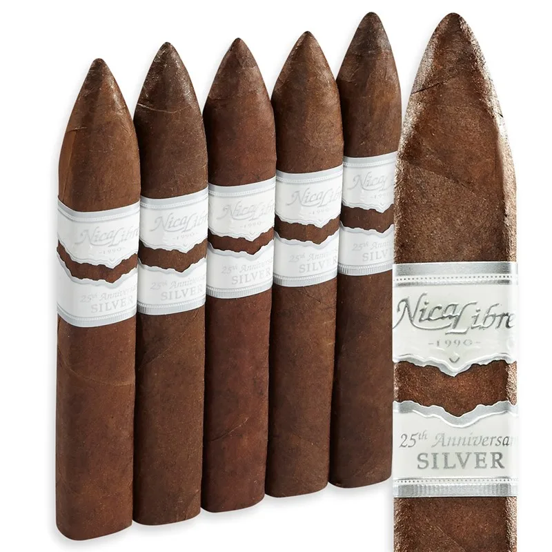 Nica Libre 25th Anniversary Torpedo (6.0"x56) Pack of 5