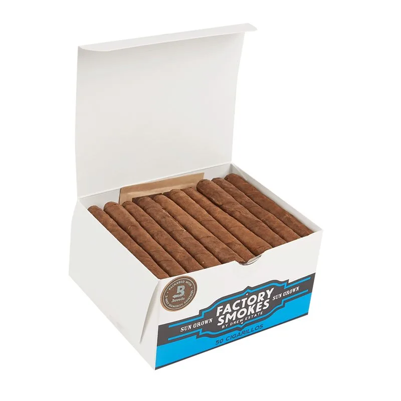Drew Estate Factory Smokes Cigarillos Sun Grown (4.0"x32) Box of 50