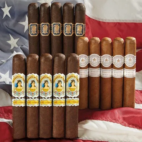 90+ Rated Star Spangled Sampler 15 Cigars