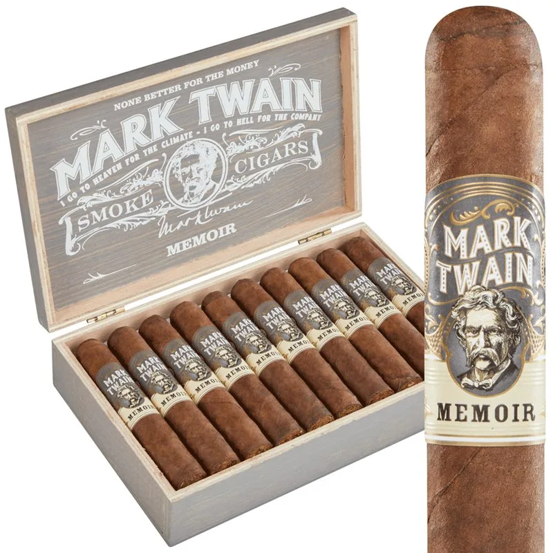 Mark Twain Memoir No. 3 (Robusto) (5.0"x54) Box of 20