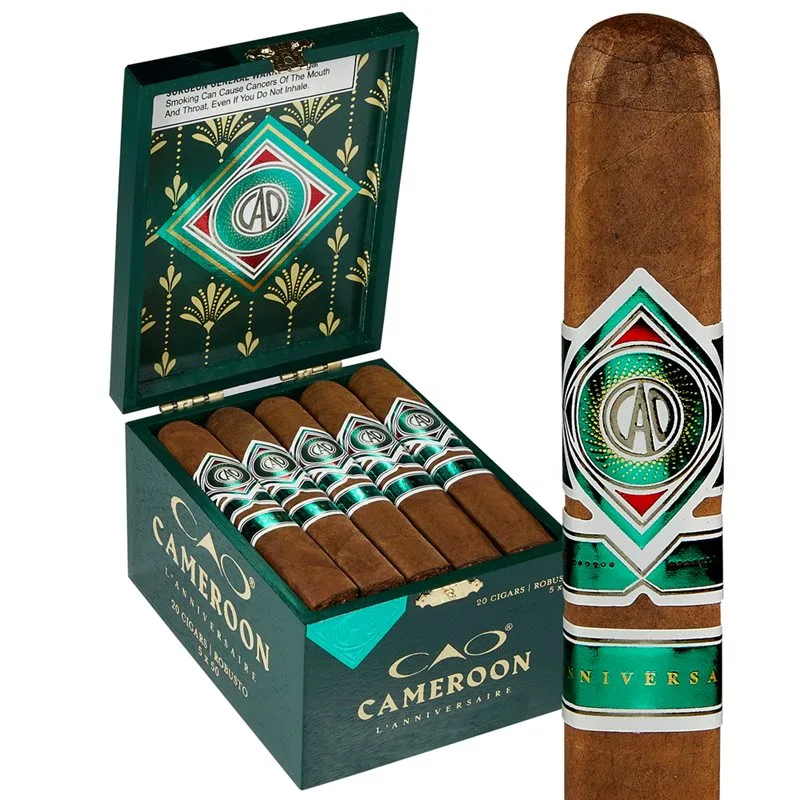 CAO L'Anniversaire Cameroon Robusto (5.0"x50) Box of 20