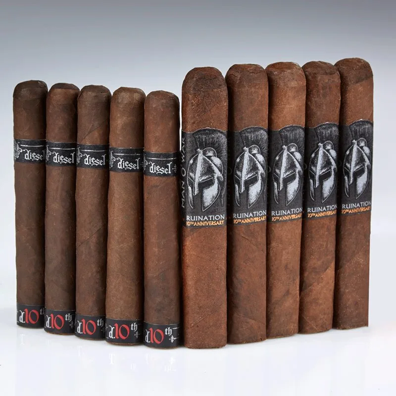 Diesel & Man O' War 10th Anniversary Combo 10 Cigars