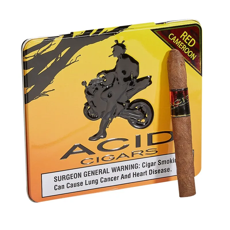 ACID Krush Red Cameroon (Cigarillos) (4.0"x32) Pack of 10