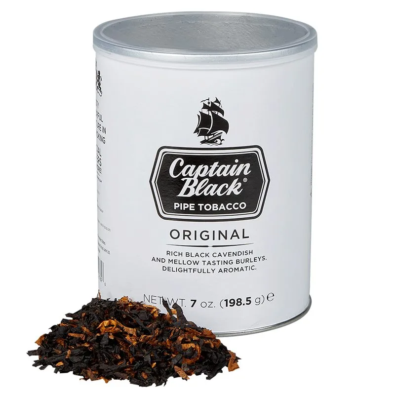 Captain Black Regular Pipe Tobacco 7 Ounce Can