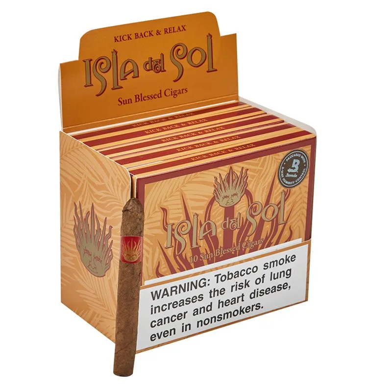 Isla del Sol by Drew Estate Breve (Cigarillos) (4.0"x32) Pack of 50