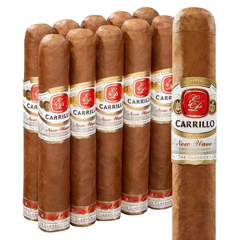 E.P. Carrillo New Wave Brillantes (Robusto) (5.0"x50) Pack of 10