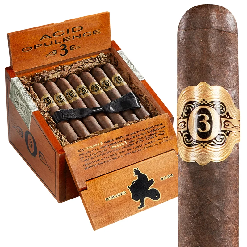 ACID Opulence 3 Robusto (5.0"x54) Box of 21