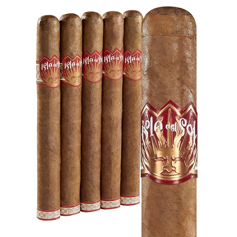 Isla del Sol Gran Corona by Drew Estate (5.0"x44) Pack of 5