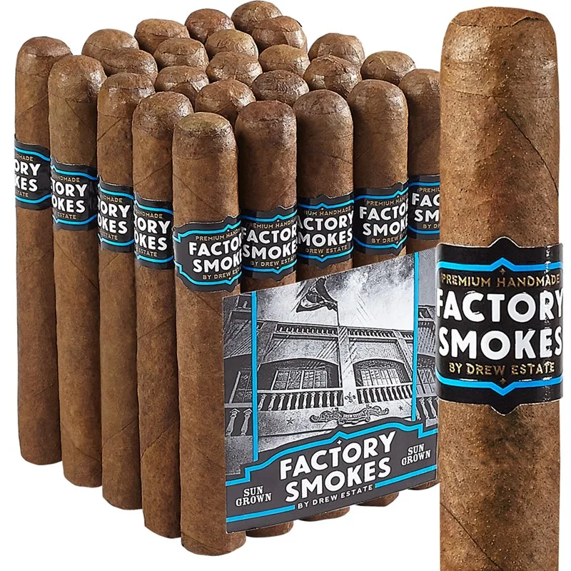 Drew Estate Factory Smokes Sun Grown (Churchill) (7.0"x50) Pack of 25