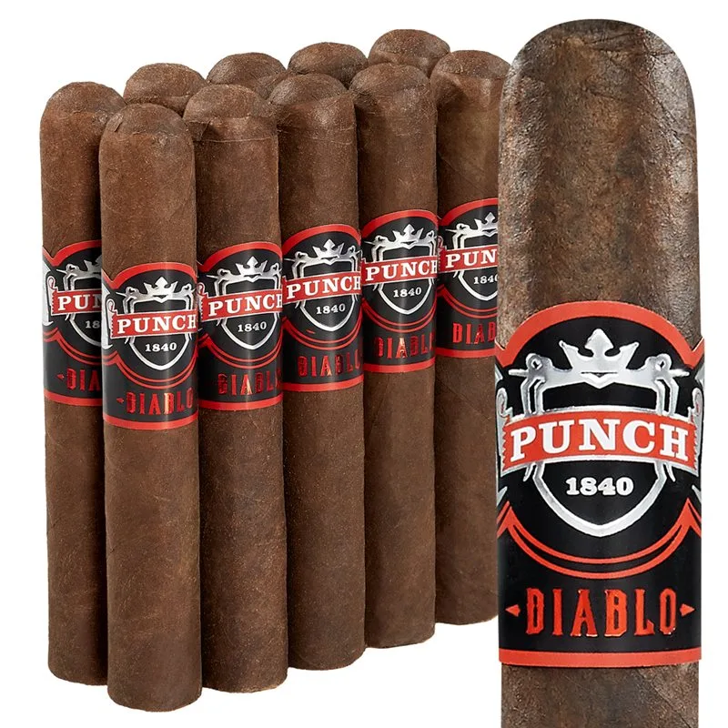 Punch Diablo by AJ Fernandez Diabolus (Robusto) (5.2"x54) Pack of 10